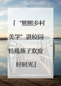 “熙熙乡村美学”进校园特殊孩子欢度好时光