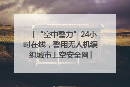 “空中警力”24小时在线，警用无人机编织城市上空安全网