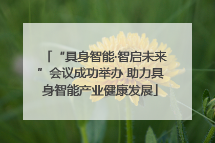 “具身智能·智启未来”会议成功举办 助力具身智能产业健康发展