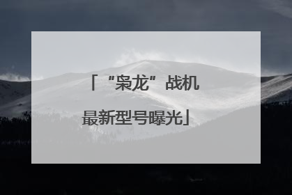 “枭龙”战机最新型号曝光
