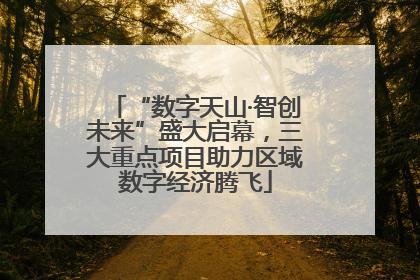 “数字天山·智创未来”盛大启幕，三大重点项目助力区域数字经济腾飞