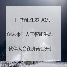 “智汇生态-AI共创未来”人工智能生态伙伴大会在济南召开