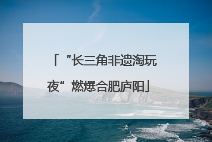 “长三角非遗淘玩夜”燃爆合肥庐阳