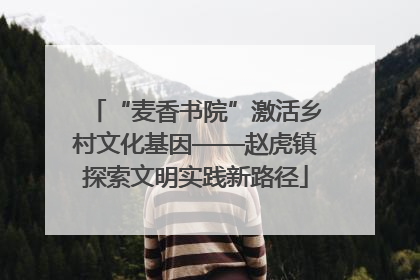 “麦香书院”激活乡村文化基因——赵虎镇探索文明实践新路径