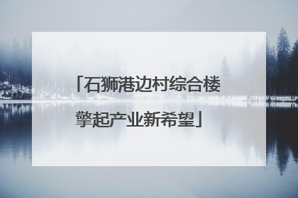 石狮港边村综合楼擎起产业新希望