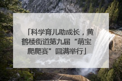 科学育儿助成长，黄鹤楼街道第九届“萌宝爬爬赛”圆满举行