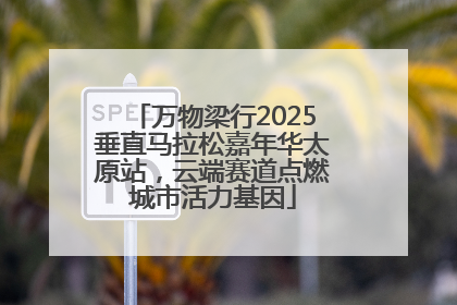 万物梁行2025垂直马拉松嘉年华太原站，云端赛道点燃城市活力基因