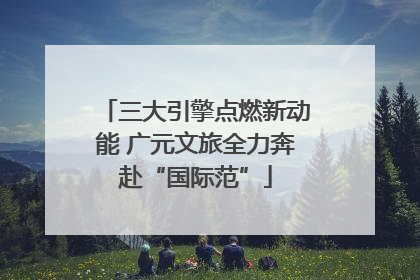 三大引擎点燃新动能 广元文旅全力奔赴“国际范”