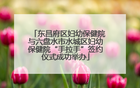 东昌府区妇幼保健院与六盘水市水城区妇幼保健院“手拉手”签约仪式成功举办