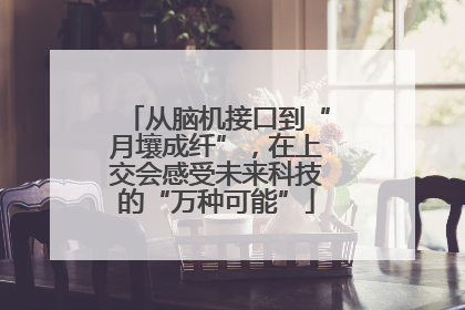 从脑机接口到“月壤成纤”，在上交会感受未来科技的“万种可能”
