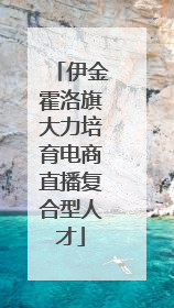 伊金霍洛旗大力培育电商直播复合型人才