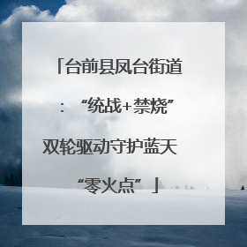 台前县凤台街道：“统战+禁烧”双轮驱动守护蓝天 “零火点”