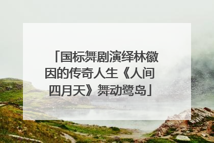 国标舞剧演绎林徽因的传奇人生《人间四月天》舞动鹭岛