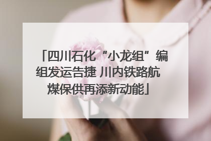 四川石化“小龙组”编组发运告捷 川内铁路航煤保供再添新动能