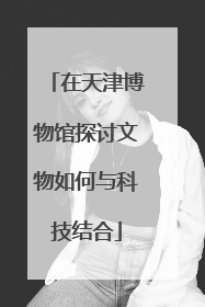 在天津博物馆探讨文物如何与科技结合