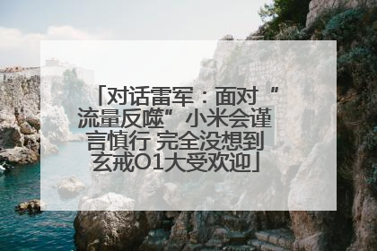 对话雷军：面对“流量反噬”小米会谨言慎行 完全没想到玄戒O1大受欢迎