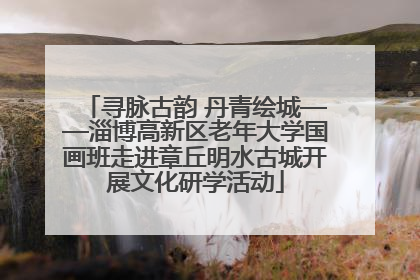 寻脉古韵 丹青绘城——淄博高新区老年大学国画班走进章丘明水古城开展文化研学活动