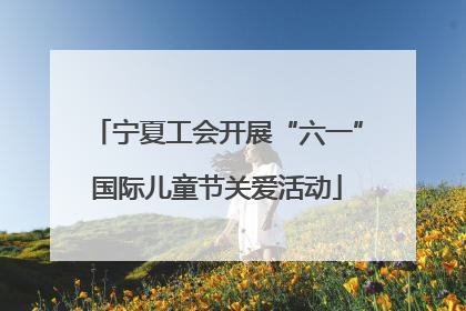 宁夏工会开展“六一”国际儿童节关爱活动