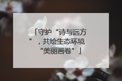 守护“诗与远方”，共绘生态环境“美丽画卷”