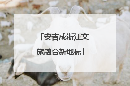 安吉成浙江文旅融合新地标