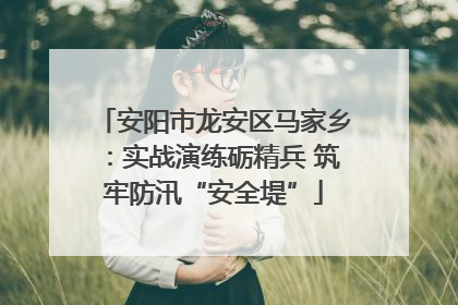 安阳市龙安区马家乡：实战演练砺精兵 筑牢防汛“安全堤”
