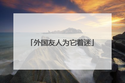 外国友人为它着迷
