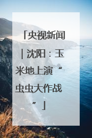央视新闻｜沈阳：玉米地上演“虫虫大作战”