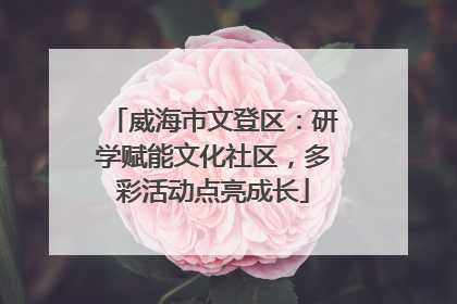 威海市文登区：研学赋能文化社区，多彩活动点亮成长