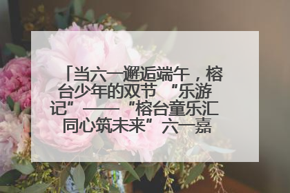 当六一邂逅端午，榕台少年的双节 “乐游记”——“榕台童乐汇 同心筑未来”六一嘉年华活动顺利举行