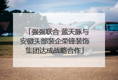 强强联合 蓝天豚与安徽头部装企荣锋装饰集团达成战略合作