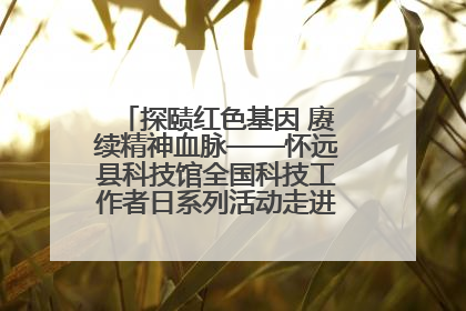探赜红色基因 赓续精神血脉——怀远县科技馆全国科技工作者日系列活动走进怀远县实验中学