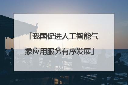 我国促进人工智能气象应用服务有序发展