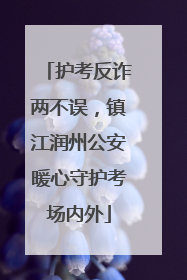 护考反诈两不误，镇江润州公安暖心守护考场内外