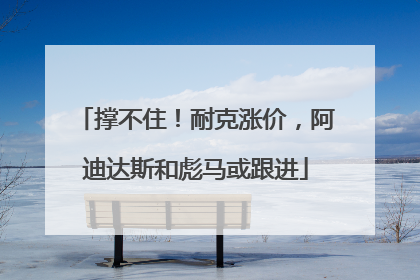 撑不住！耐克涨价，阿迪达斯和彪马或跟进
