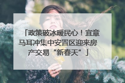 政策破冰暖民心！宜章马耳冲集中安置区迎来房产交易“新春天”