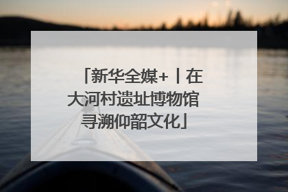 新华全媒+丨在大河村遗址博物馆寻溯仰韶文化