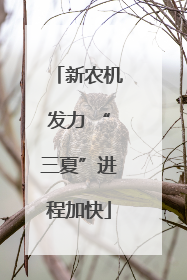 新农机发力 “三夏”进程加快