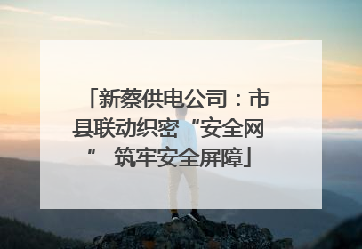 新蔡供电公司：市县联动织密“安全网” 筑牢安全屏障