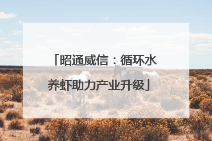 昭通威信：循环水养虾助力产业升级