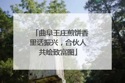 曲阜王庄煎饼香里话振兴，合伙人共绘致富图