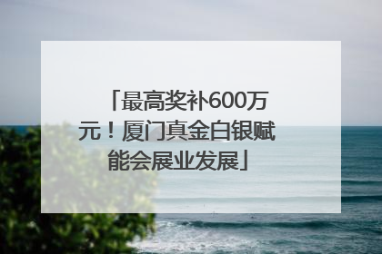 最高奖补600万元！厦门真金白银赋能会展业发展