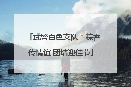 武警百色支队：粽香传情谊 团结迎佳节