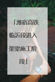 潍宿高铁临沂段进入架梁施工阶段