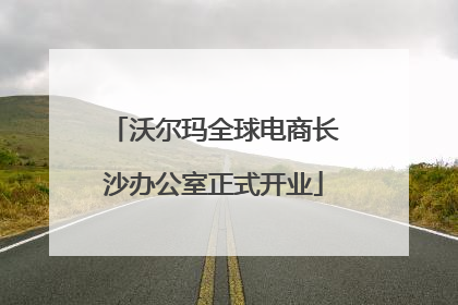 沃尔玛全球电商长沙办公室正式开业
