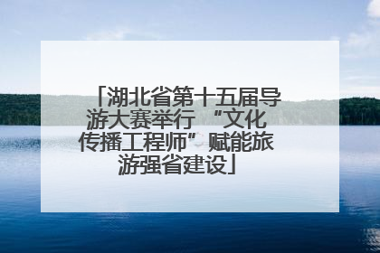 湖北省第十五届导游大赛举行 “文化传播工程师”赋能旅游强省建设
