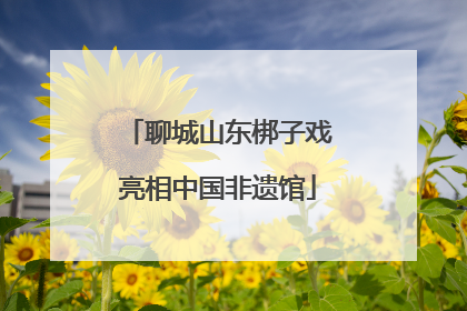 聊城山东梆子戏亮相中国非遗馆