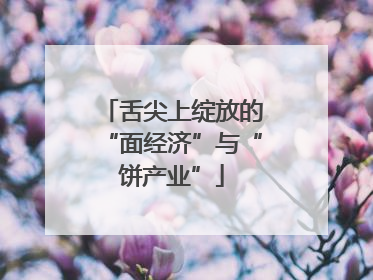 舌尖上绽放的“面经济”与“饼产业”