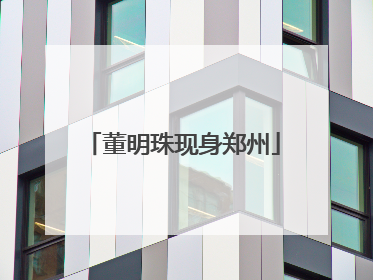 董明珠现身郑州