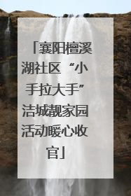 襄阳檀溪湖社区“小手拉大手”洁城靓家园活动暖心收官
