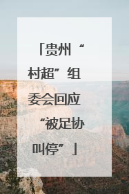 贵州“村超”组委会回应“被足协叫停”